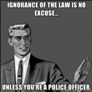 Ignorance of the law is no excuse